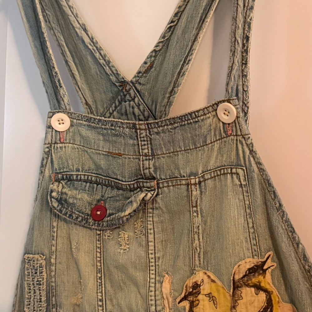 Magnolia Pearl "Floral Kitty" Overalls - Brand New! - Picture 11 of 15